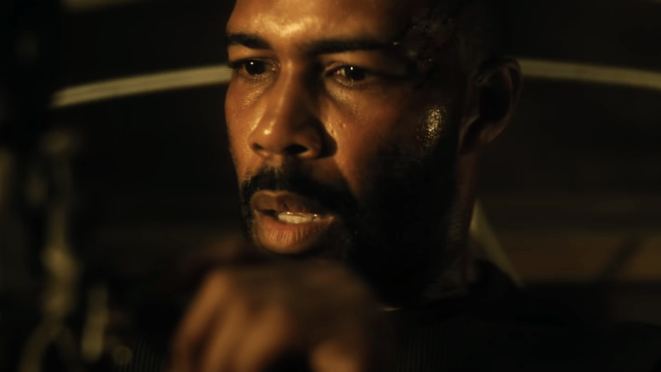 Omari Hardwick as Marq, a man who doesn't know how much danger he's in by returning home. (Screenshot: Paramount)