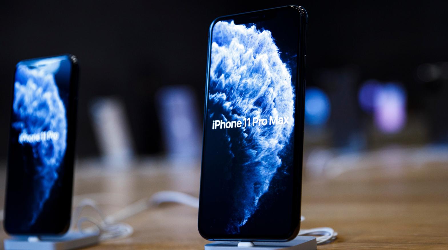 New Apple iPhone 11 are shown in a Apple store on the first day of the phone's sale at the Apple Store on September 20, 2019 in Berlin, Germany.  (Photo: Carsten Koall, Getty Images)