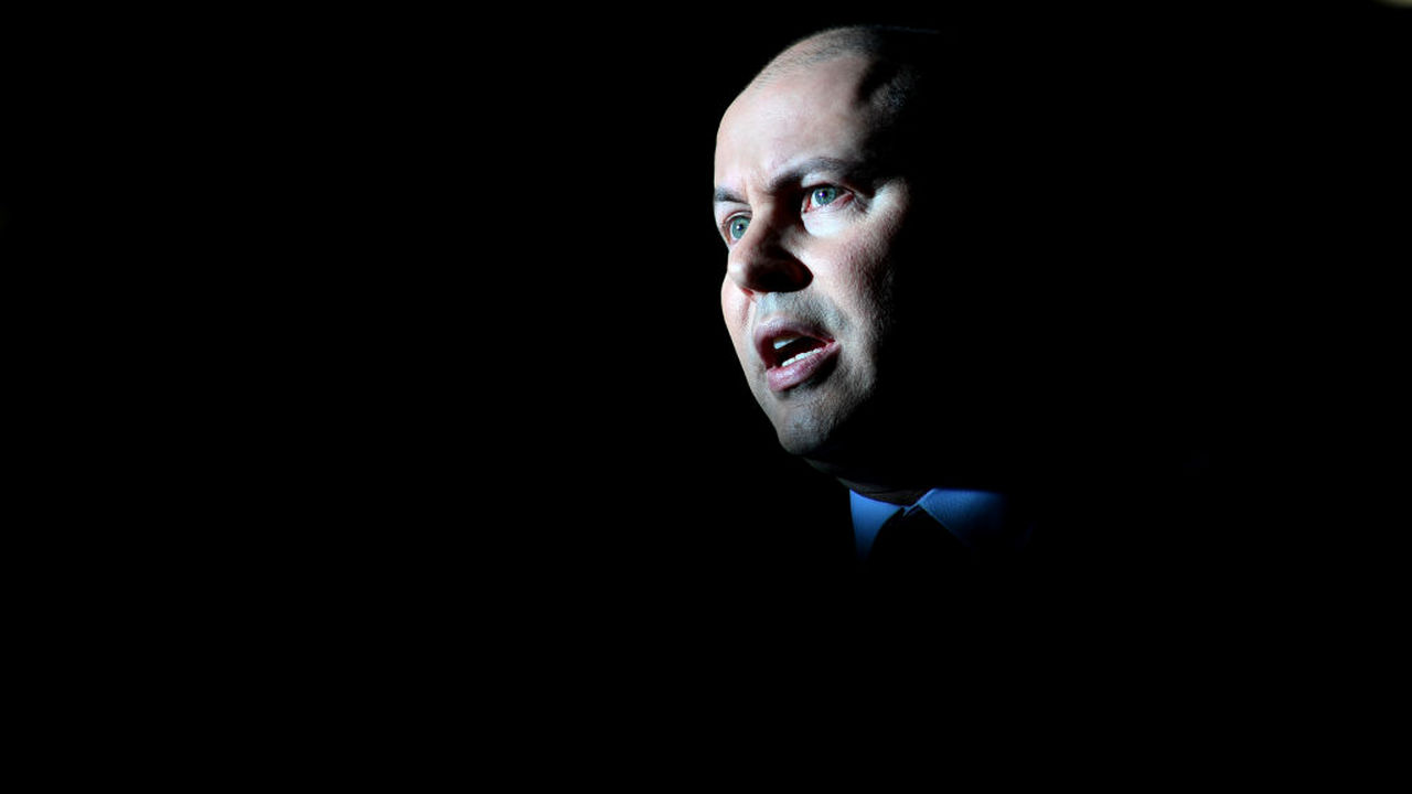 Josh Frydenberg tallking about his plan to force tech giants to pay for news