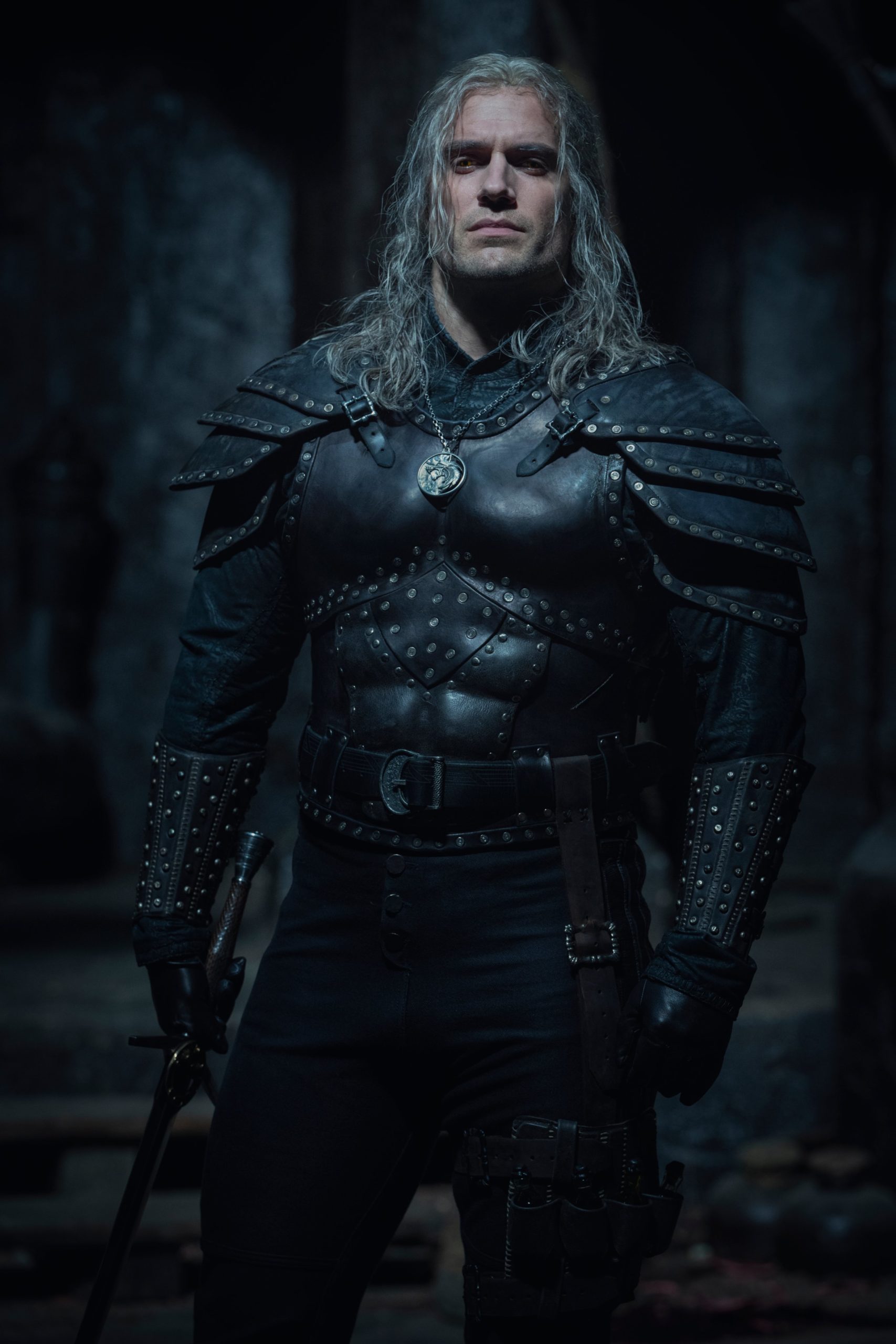 Henry Cavill's armour includes abs this time. (Photo: Netflix)