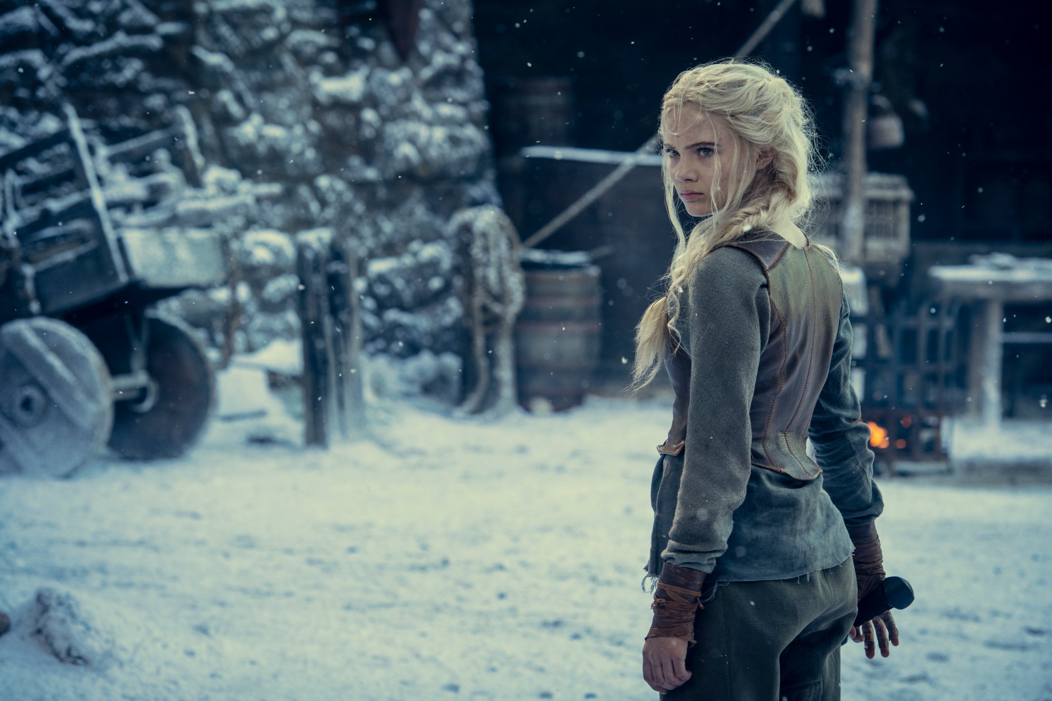 Another look at Ciri, who appears to be at Kaer Morhen.  (Image: Netflix)