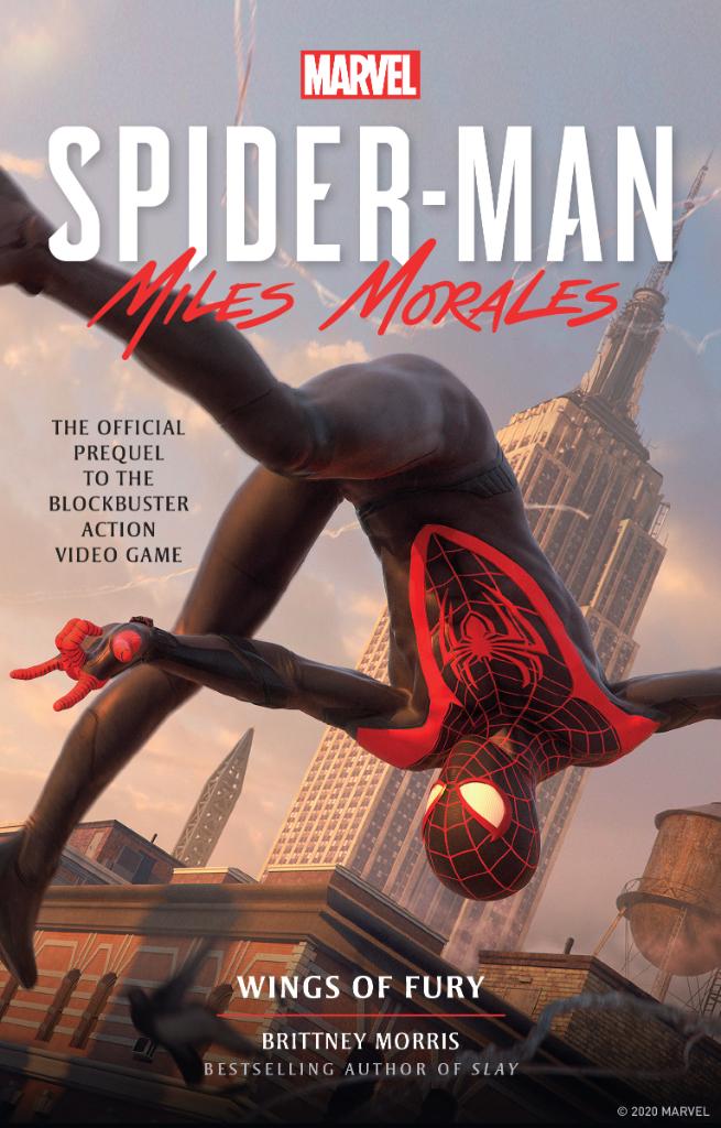 The cover of Spider-Man: Miles MOrales - Wings of Fury. (Image: Titan Books)