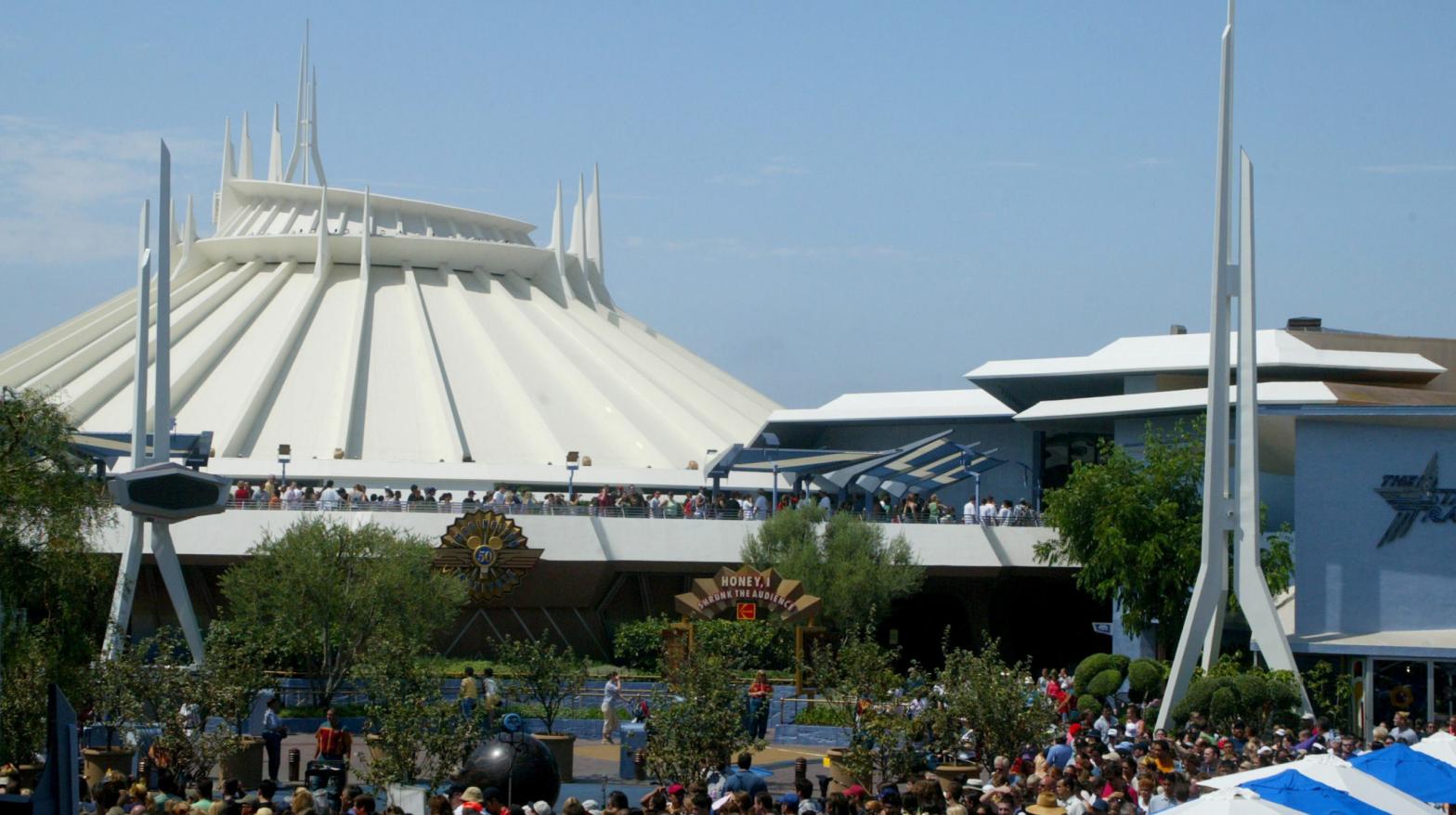 Space Mountain in 2005, at Disneyland.  (Photo: Matthew Simmons, Getty Images)