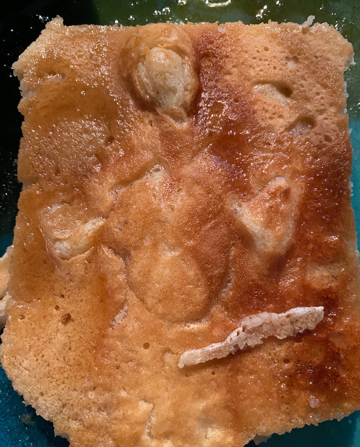 The syrup-soaked torso of Han Solo, just before I finally ate it. (Photo: Gizmodo)