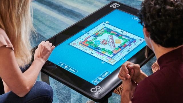 This Touchscreen Digital Board Game Table Is Rage Flip Resistant and Has Tons of Hasbro Games