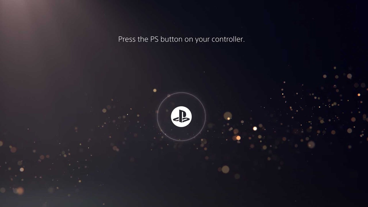 PS5 UI Menu Screen
