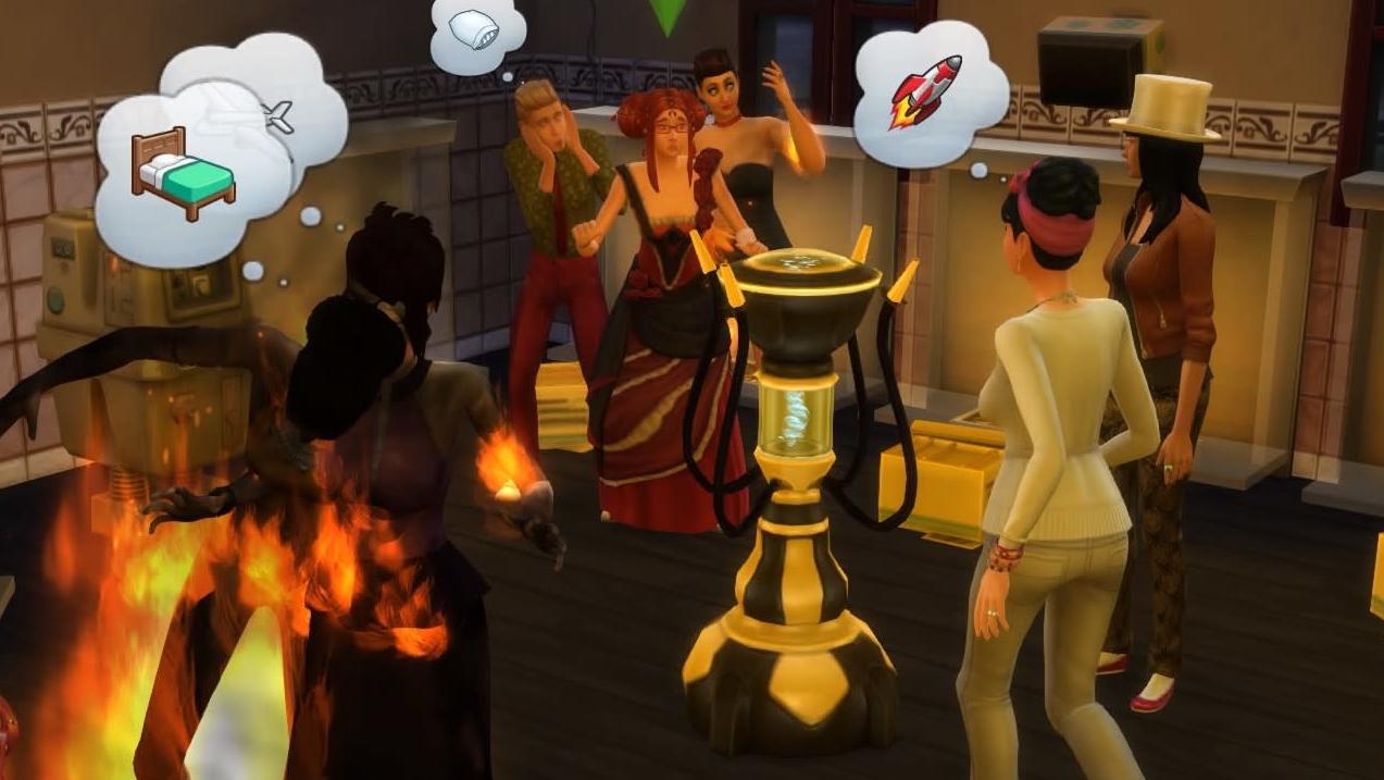 Drugs and fire. Signs of a decent party.  (Image: Electronic Arts)