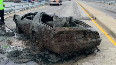 A Fisherman Discovered This 1987 Chevy Camaro At The Bottom Of A Lake And Man Is It Rough