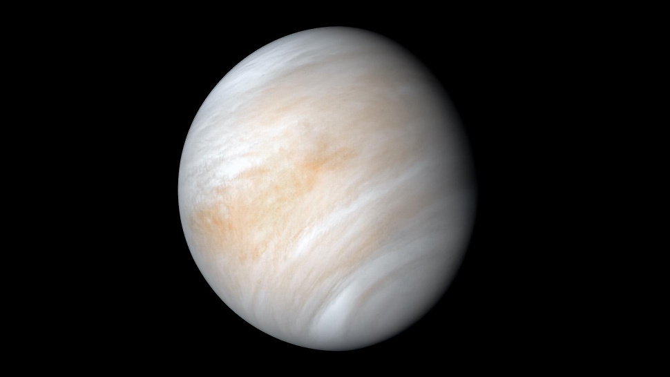 Venus, as imaged by NASA's Mariner 10 probe in 1974. (Image: NASA/JPL-Caltech)