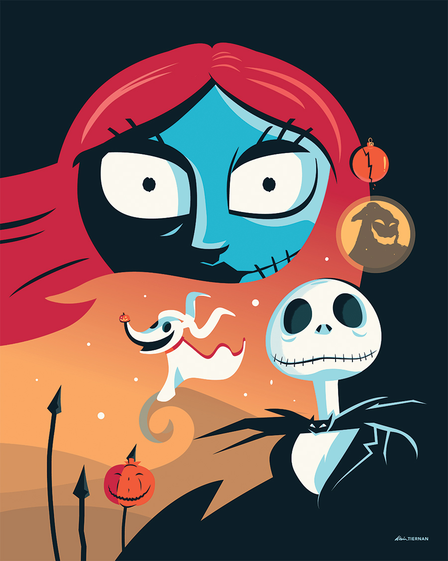 The uncropped Nightmare Before Christmas piece. (Image: Kevin Tiernan)