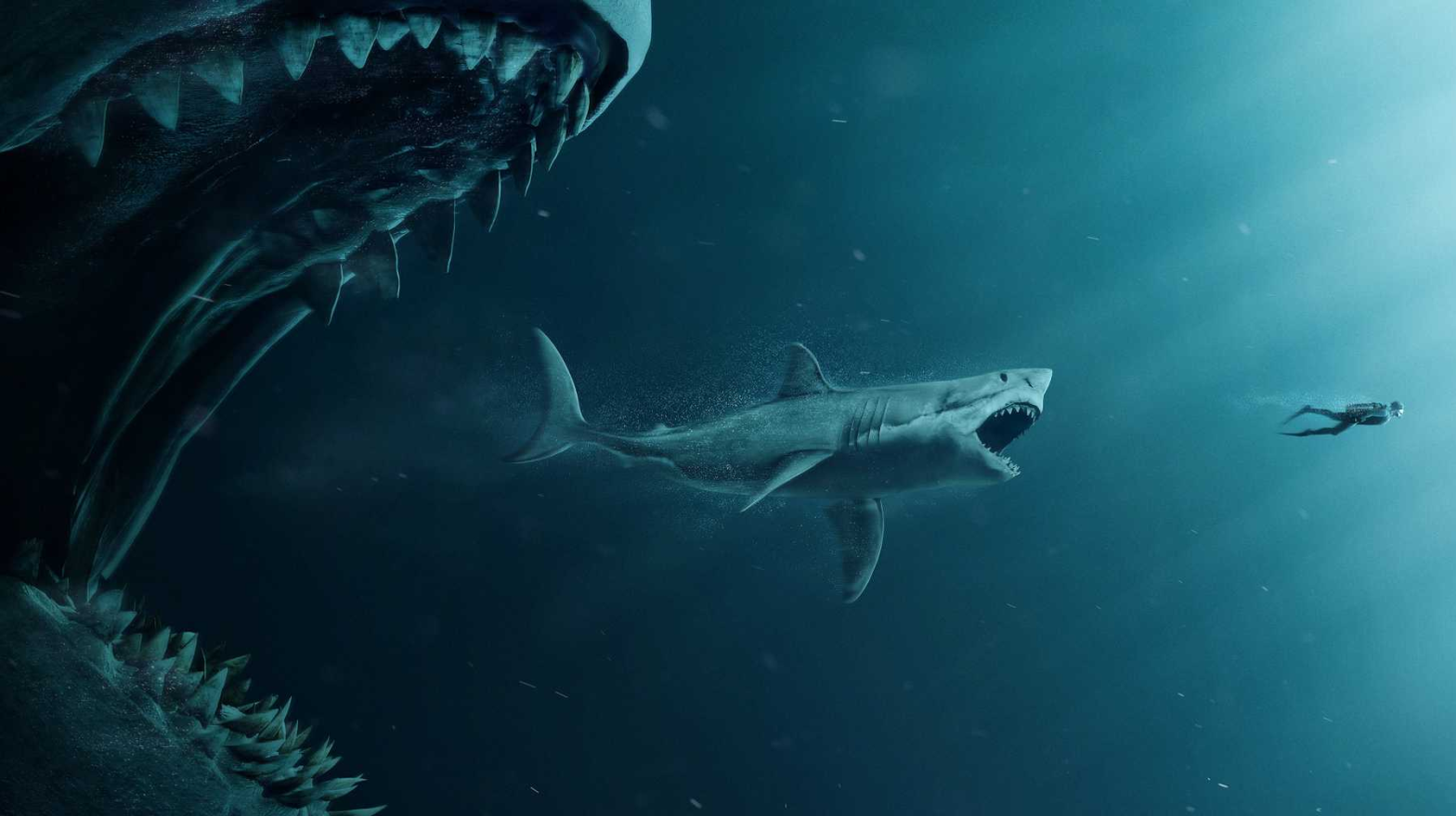 Shark eat shark eat dude world.  (Image: Warner Bros. )