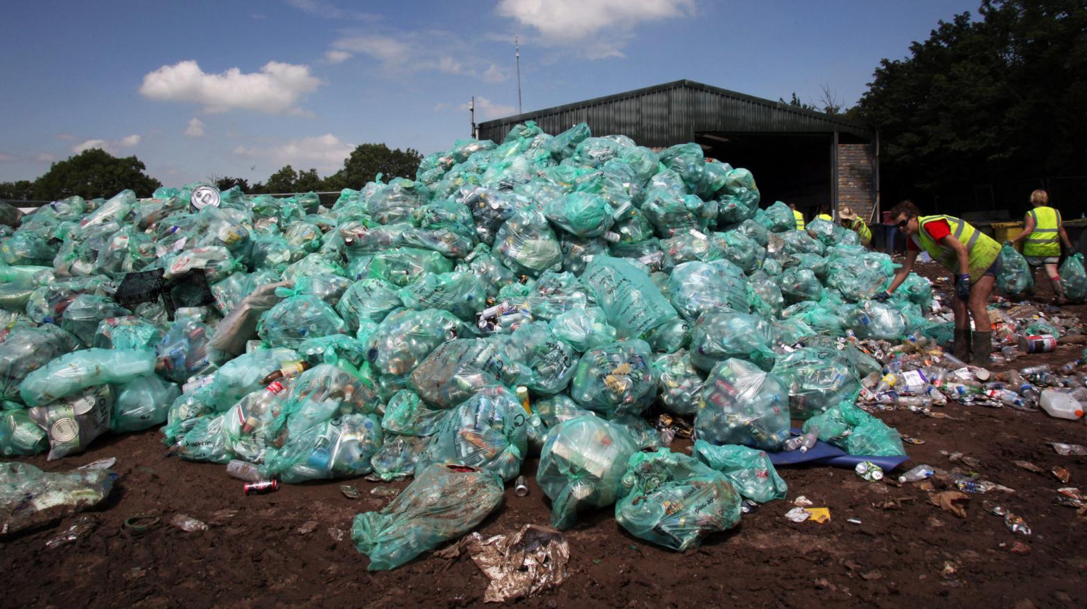 Doesn't look like bioplastic will solve the global plastic pollution crisis. (Photo: Matt Hardy, Getty Images)