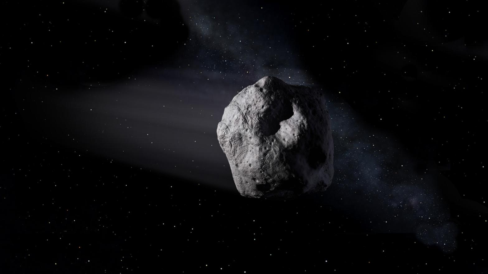 Artist's depiction of a near-earth-object. (Image: NASA/JPL-Caltech)