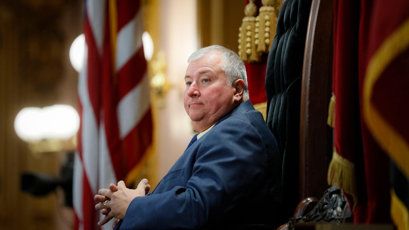 Former Ohio State Rep. Larry Householder was arrested along with four of his associates in July on federal corruption charges. (Photo: John Minchillo, AP)