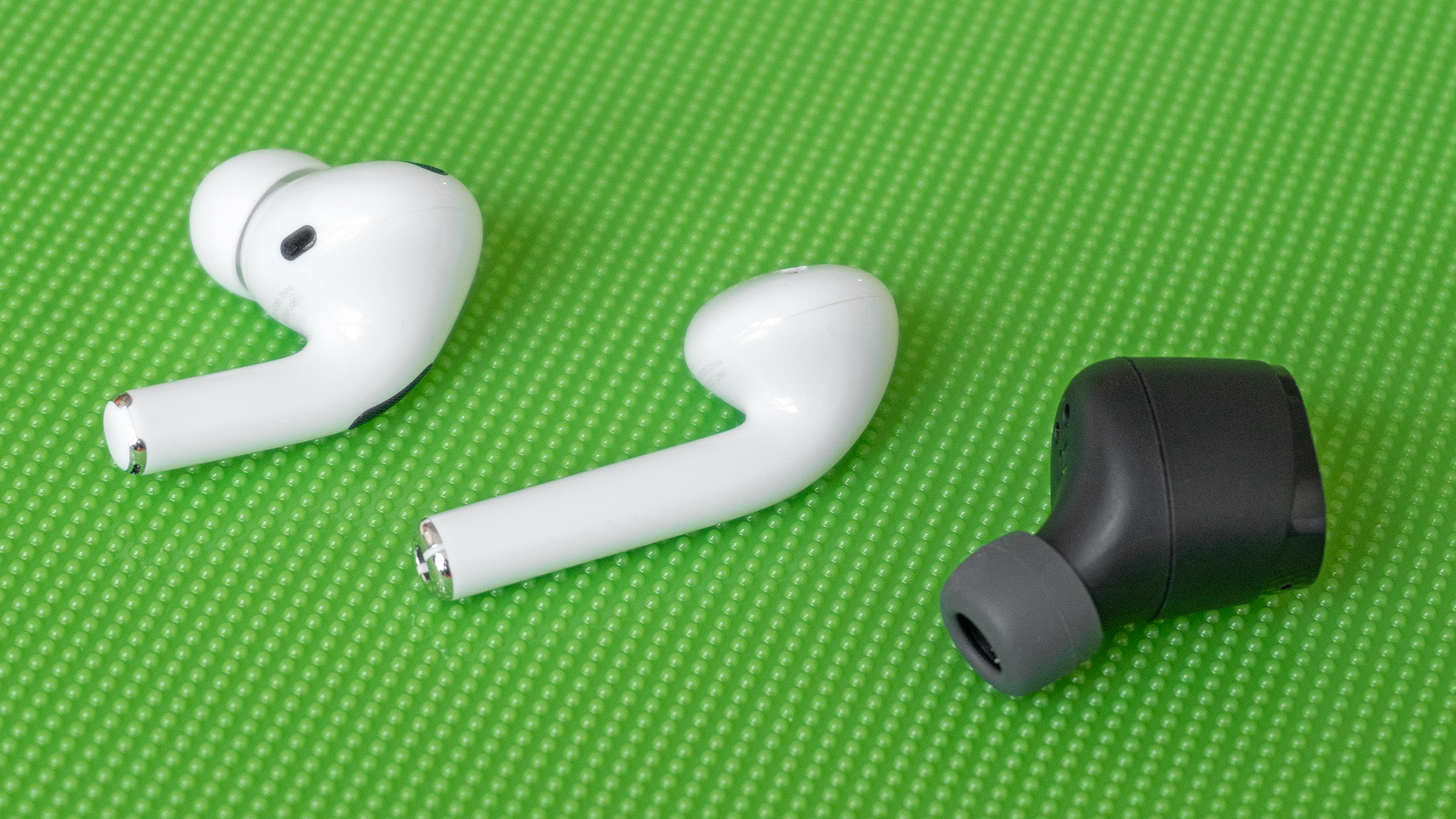Given the battery life, it's impressive the Skullcandy True Jib wireless earbuds are as small as they are. (Photo: Andrew Liszewski/Gizmodo)