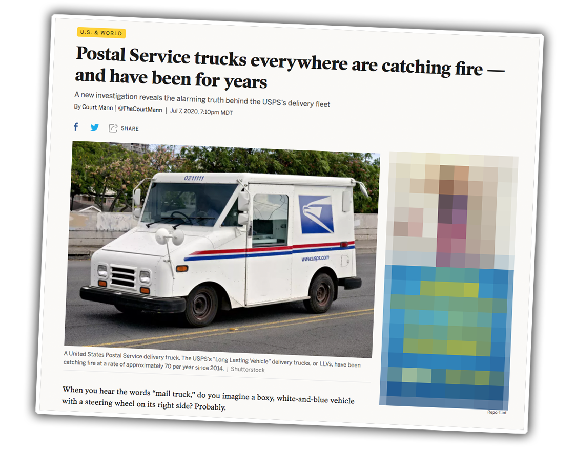 Here’s How To Tell The Year Of A Mail Truck Instantly