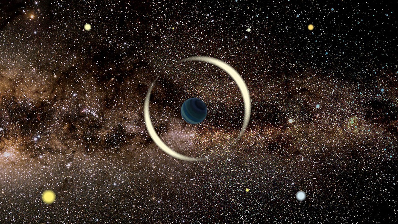 Artist's conception of a rogue planet.  (Image: Jan Skowron/Astronomical Observatory, University of Warsaw)