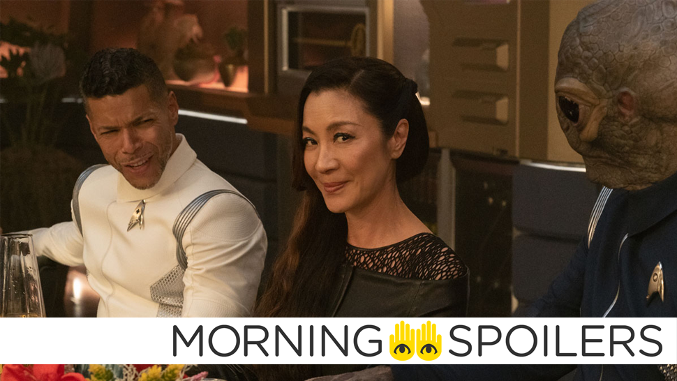 An excuse to post Michelle Yeoh vamping it up for the camera? In this economy? I'll take it. (Image: CBS)