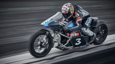 Max Biaggi Broke Eleven Different Speed Records On This 409KM/H Electric Motorcycle