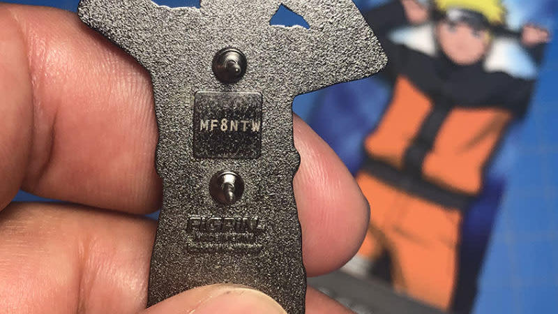 The FiGPiN secret: individual serial numbers. (Photo: FiGPiN)