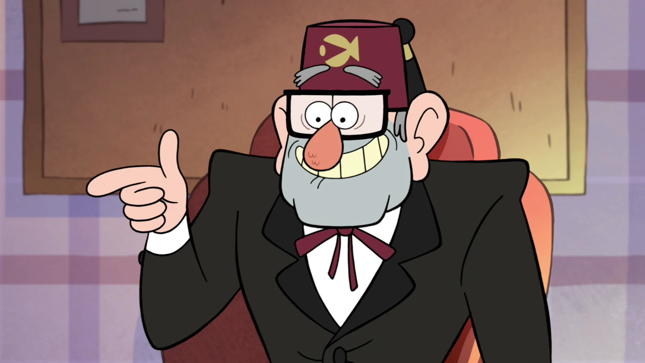 Grunkle from Gravity Falls.  (Image: Disney)
