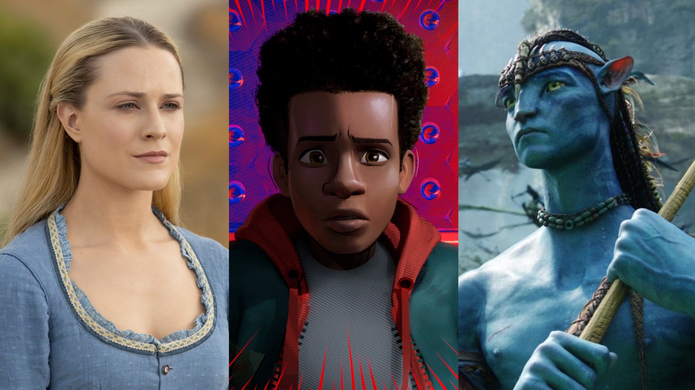 From left: Westworld, Spider-Man: Into the Spider-Verse, Avatar. (Image: HBO,Image: Sony Pictures,Image: 20th Century Fox)