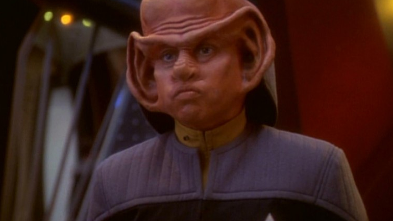 Ensign Nog has gone up in Starfleet's estimations. (Image: CBS)