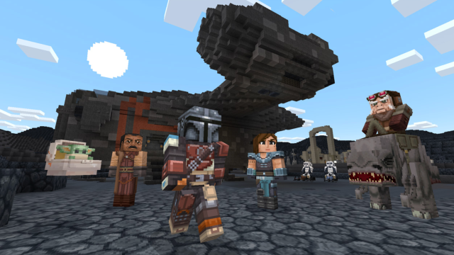 Star Wars Finds Another Way to Protect the Baby in the New Minecraft DLC