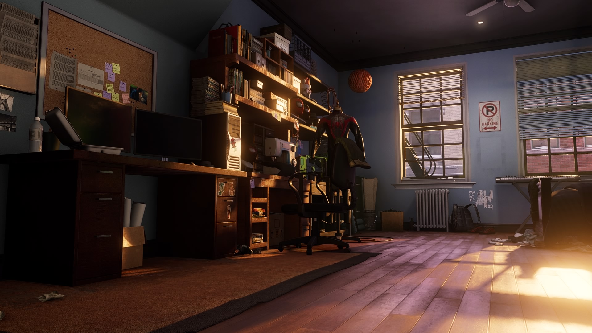 Miles' bedroom. (Screenshot: Sony/Insomniac)