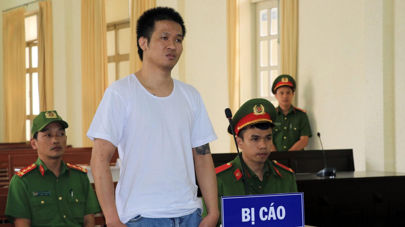 Nguyen Quoc Duc Vuong sentenced in July 2020 to eight years in prison over pro-democracy and anti-government Facebook posts in Vietnam. (Photo: Vietnam News Agency/AFP, Getty Images)
