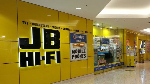 JB Hi-Fi store front