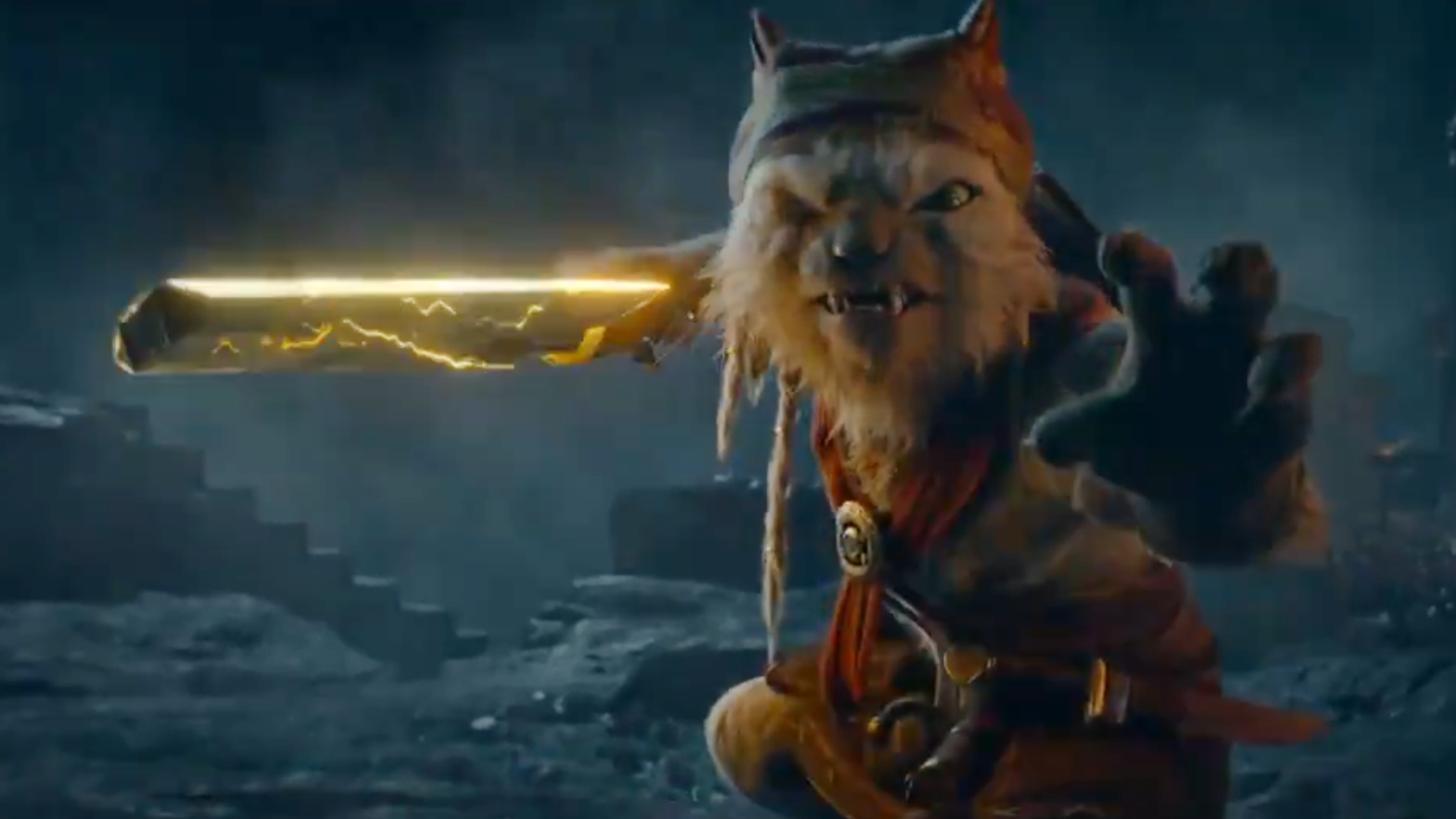Kitty's got claws...and also a lightning sword. (Screenshot: Sony)