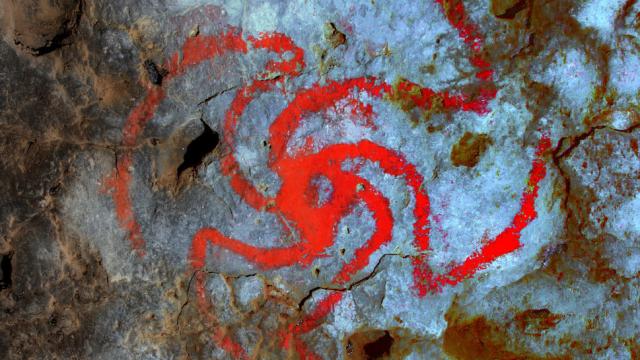 Is This Trippy Cave Painting the Result of a Hallucination — or Something Way More Obvious?