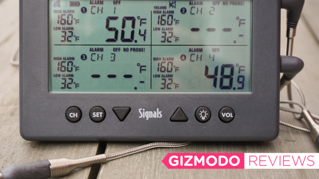 The Signals BBQ Thermometer Wirelessly Watches the Meats
