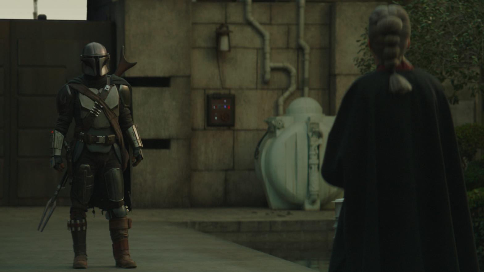 Mando and the Magistrate.  (Photo: Lucasfilm)