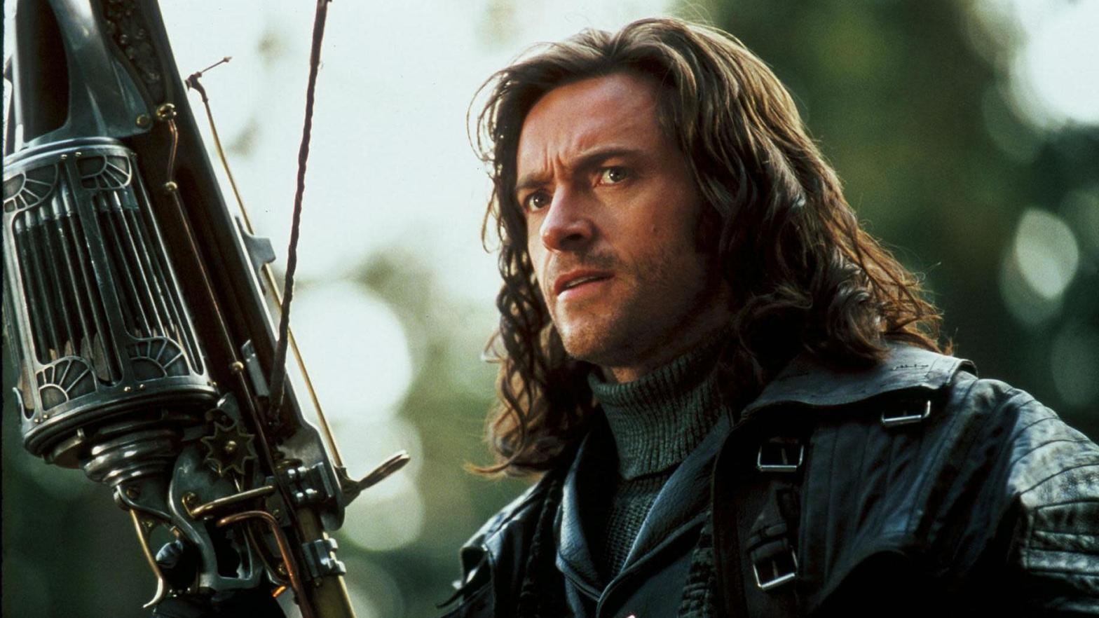 Hugh Jackman  (and wig) as Van Helsing in 2004's movie of the same name.  (Image: Universal Pictures)