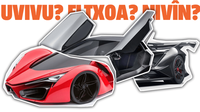 Awful Words That Would Make Great Names For Supercars