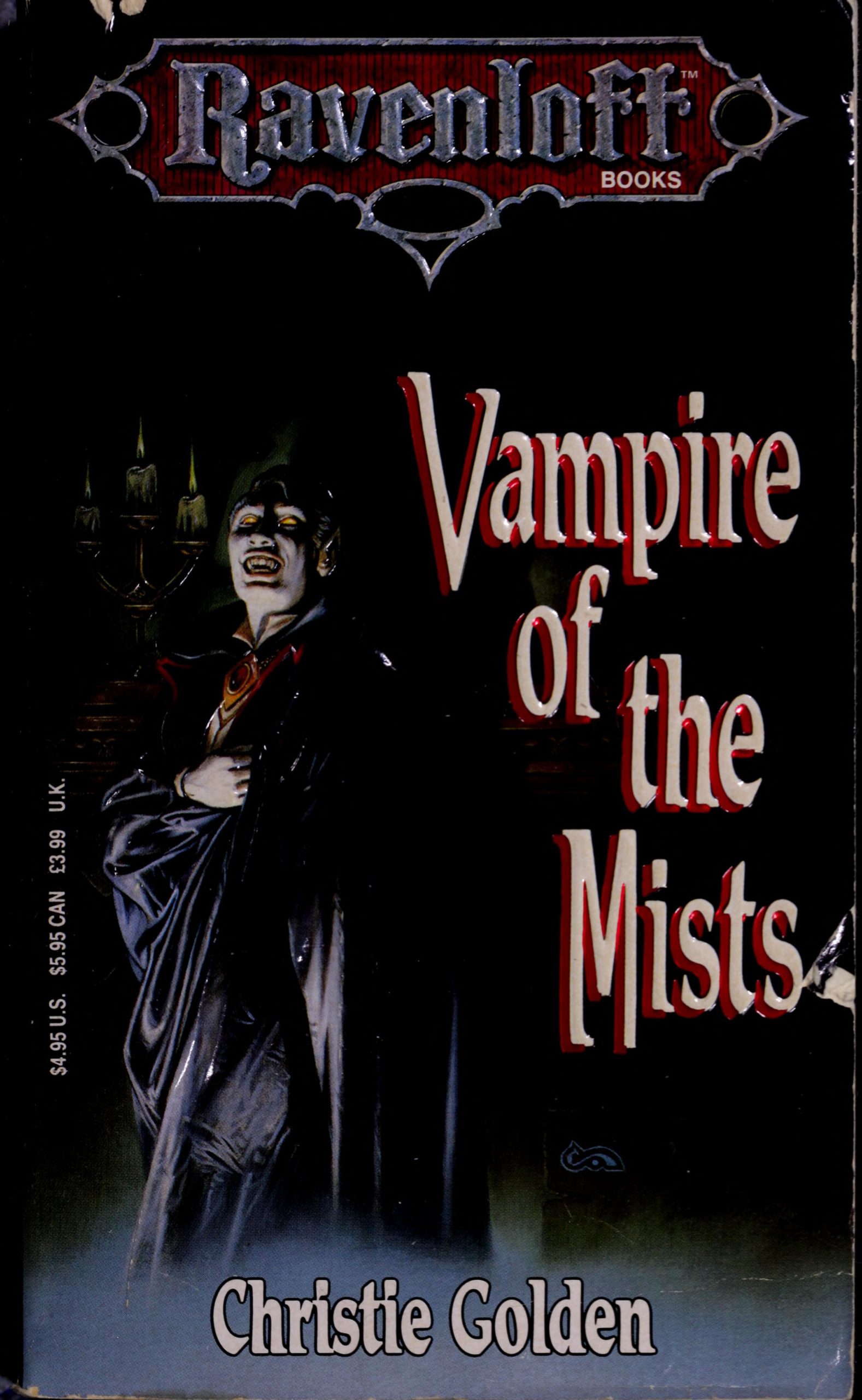 The original cover of Vampire of the Mists by Clyde Caldwell. So Dracula, you guys. (Image: Wizards of the Coast)