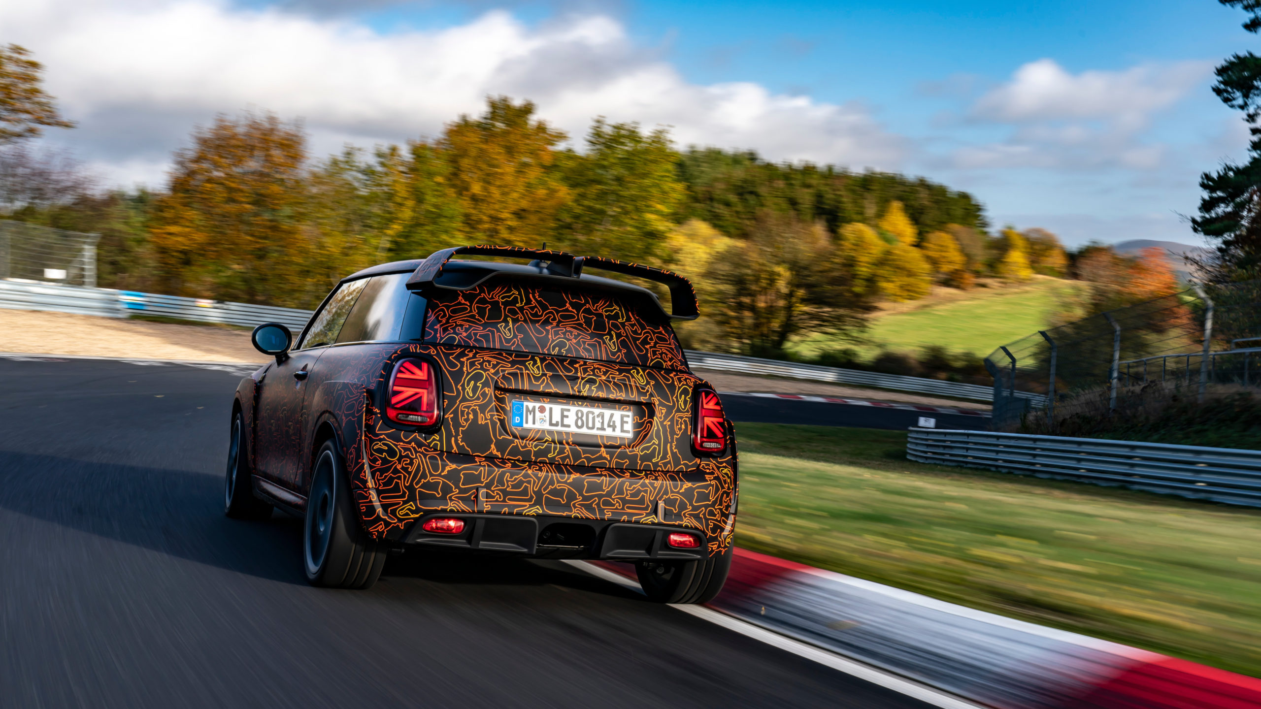 The New Mini John Cooper Works EV Prototype Is Covered In A Cool Easter Egg Camouflage