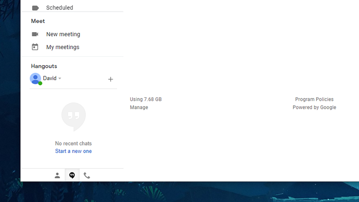 The Hangouts box in Gmail will be replaced (Screenshot: Google)