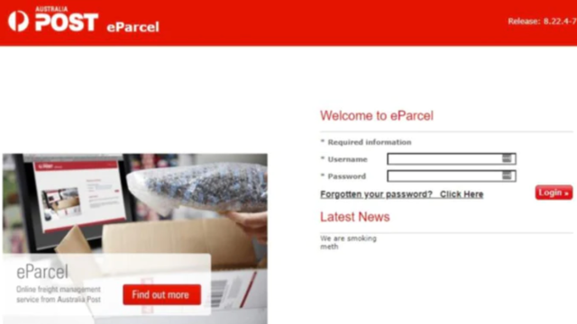 Australia Post’s Website Was Changed To Read That Employees ‘Are Smoking Meth’