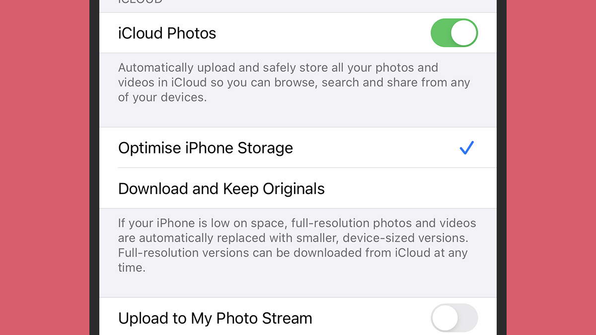 Keep your files stored on your phone as well as in the cloud. (Screenshot: iOS)
