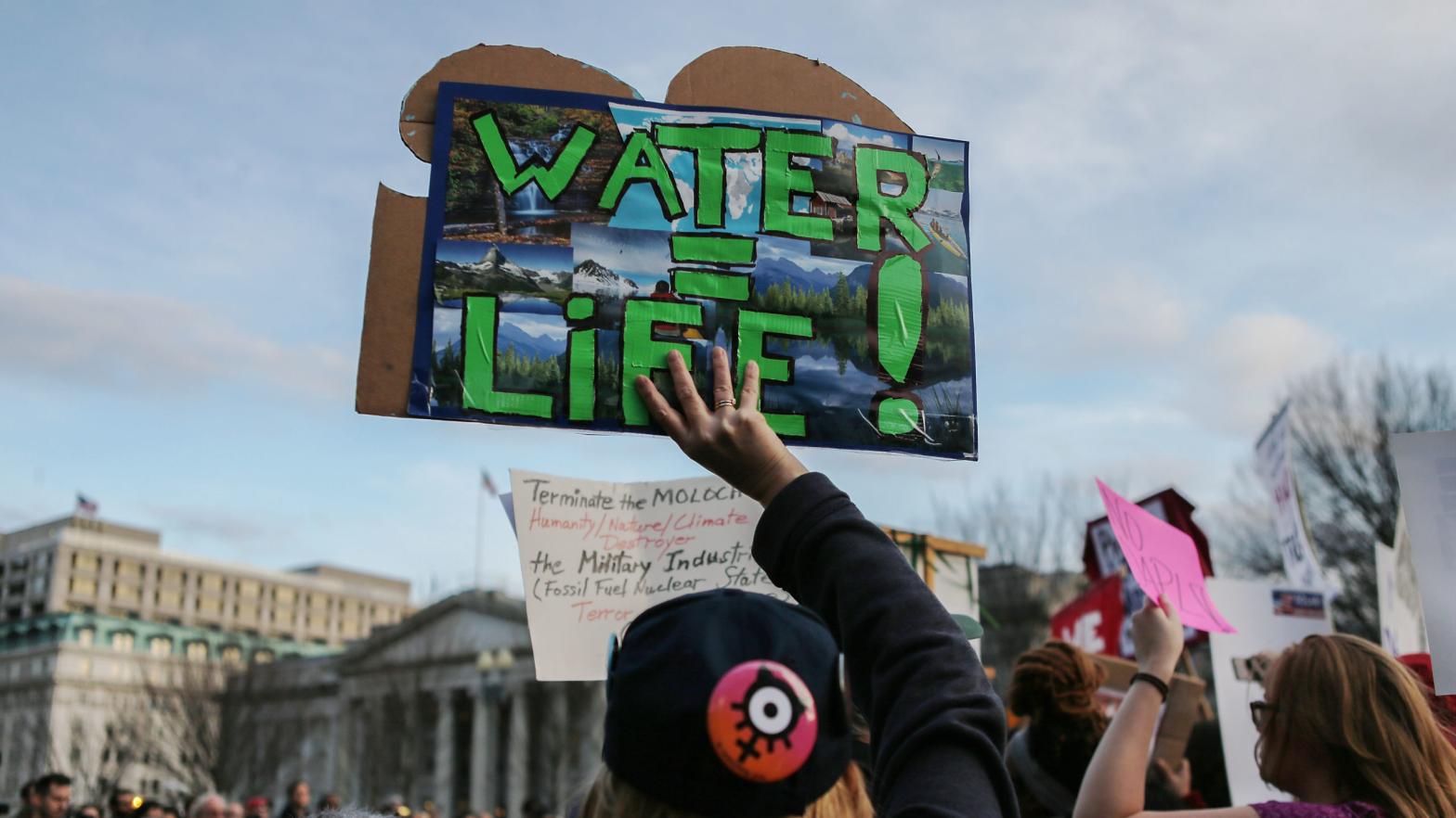 Water is life. (Photo: Mario Tama, Getty Images)
