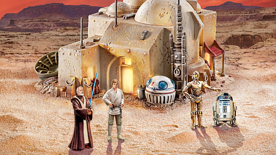 The official Star Wars Galactic Village Tatooine house.  (Image: Bradford Exchange)