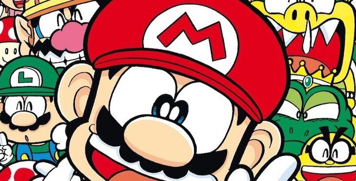 Just some of the characters to be found in Super Mario Manga Mania. (Image: Viz Media)