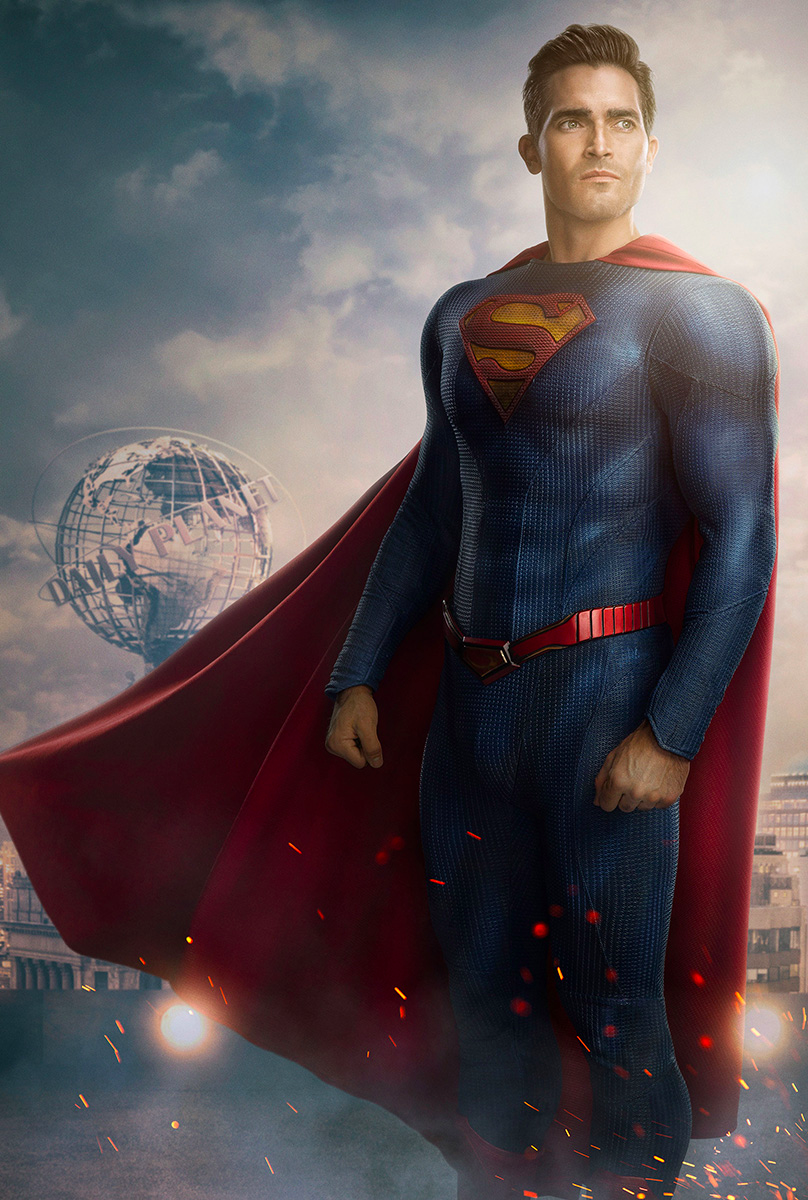Superman's new costume. (Image: The CW)