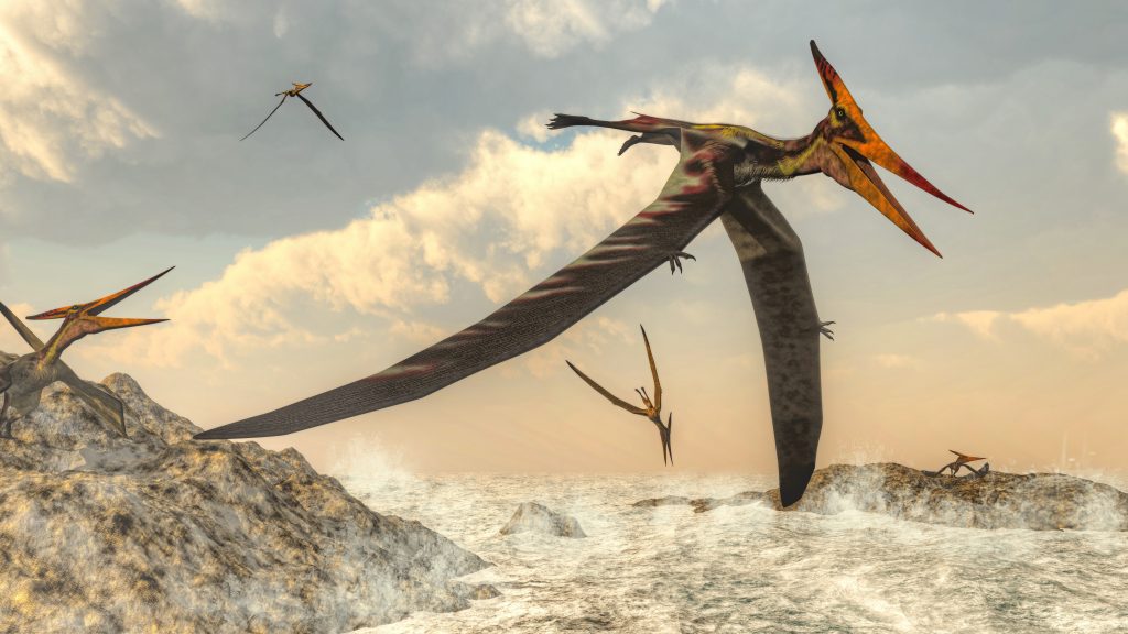 Artistic impression of pterosaurs.  (Illustration: Elenarts / Adobe Stock)