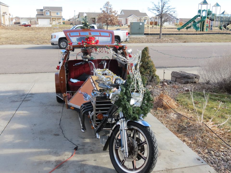 This Motorcycle Chevrolet Chevette Sleigh Will Have More Than Your Sleigh Bells Ringing