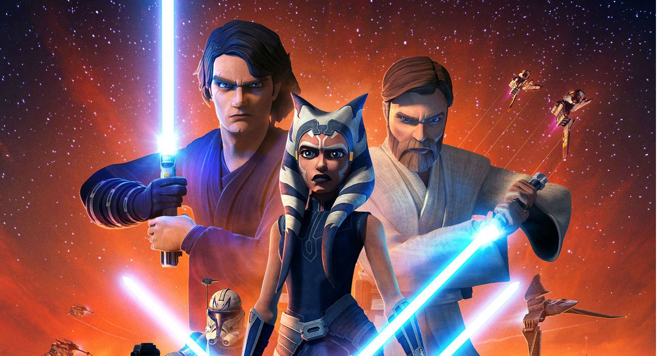 Part of the poster for Star Wars: The Clone Wars. (Image: Lucasfilm)