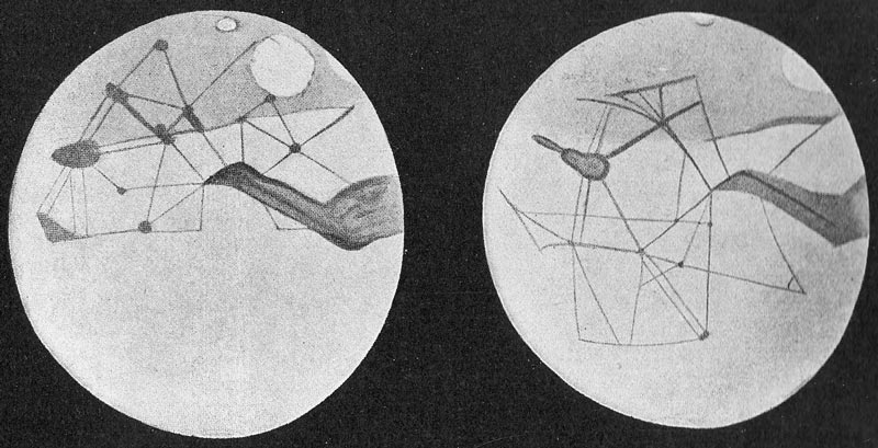 Martian canals depicted by astronomer Percival Lowell. (Illustration: Percival Lowell)